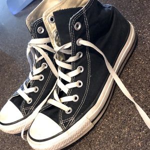 Black Converse All Star high tops